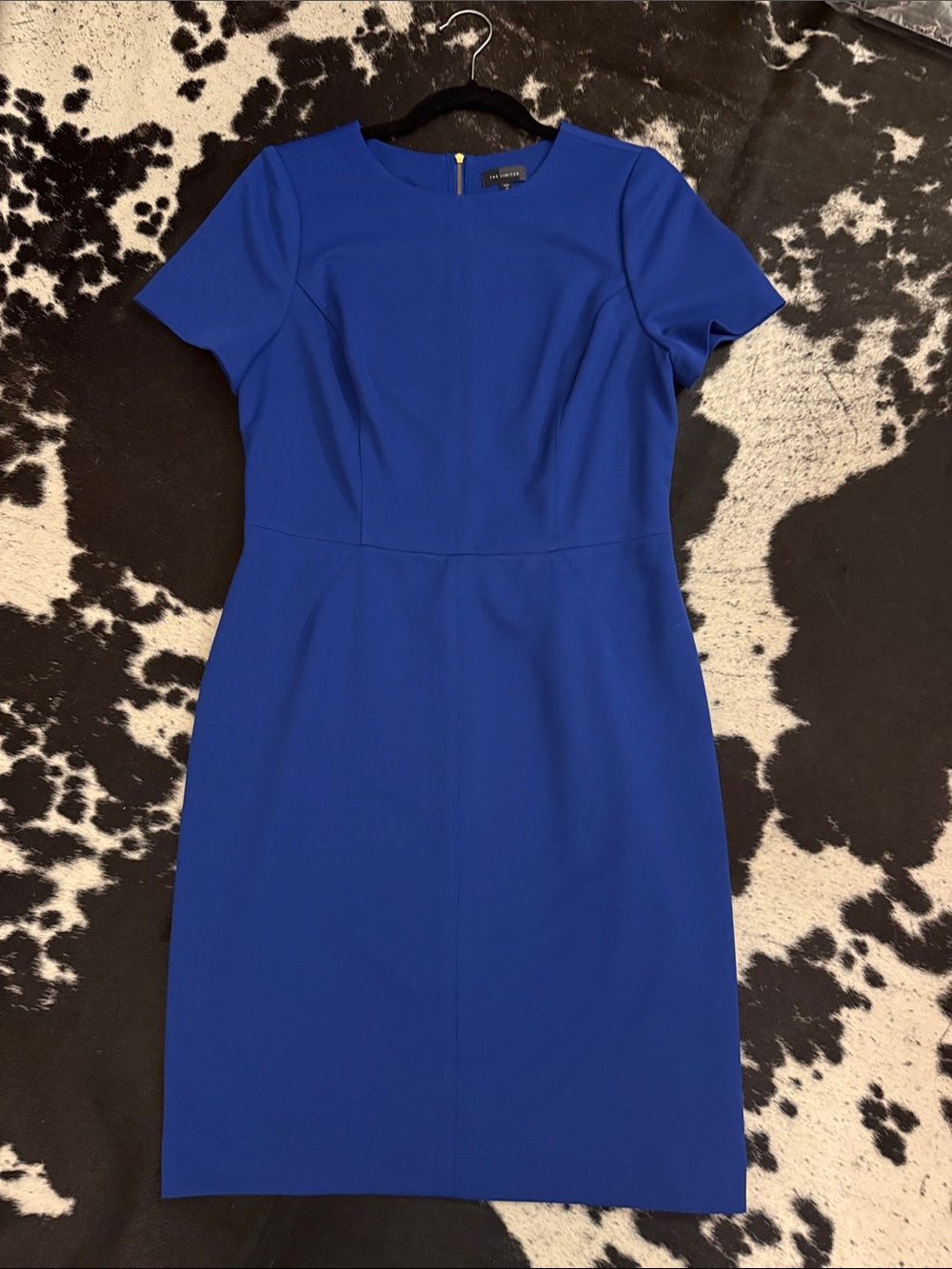The limited women’s cobalt blue suit dress size 8 tall